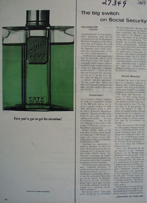 Coty Emeraude Get His Attention Ad 1964