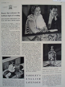 Yardleys English Lavender Couple At Opera Ad 1931