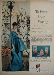 Mennen And Ball Gown By Miguel Ferreras Ad 1958