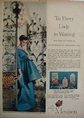 Mennen And Ball Gown By Miguel Ferreras Ad 1958
