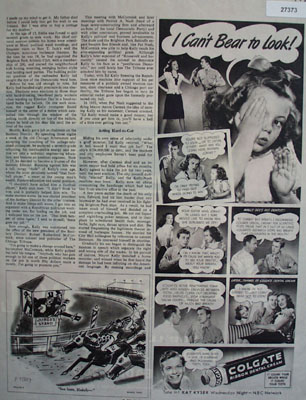 Colgate Toothpaste Cant Beat to Look Ad 1945
