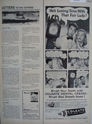 Colgate Toothpaste He Is Losing Time Ad 1957
