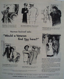 Lambert Pharmacal Co And Norman Rockwell Ad 1945