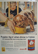 Friskies and Cocker Spaniel Ad 1957