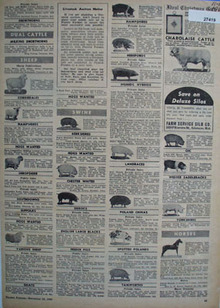 Prairie Farmer Page Of Farm Ads 1960