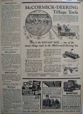 McCormick Deering Tillage Tools Ad 1930