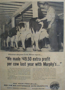 Murphy Products and Curtis Nelson Ad 1960