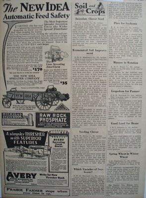 New Idea Spreader Feed Safety Ad 1930