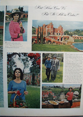 Sophia Loren And Carlo Ponti Article And Pictures 1964