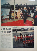 Red Carpet For The Queen Article and Pictures 1954