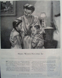 Listerine Habits Worth Holding To Ad 1945