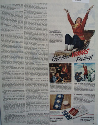Vimms Vitamins I Have Three Children Ad 1945