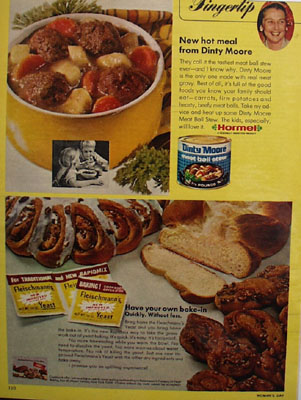 Dinty Moore New Hot Meal Ad 1968