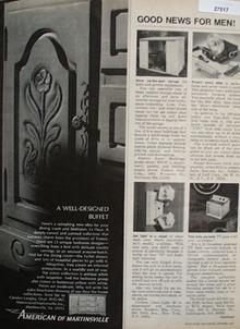 American of Martinsville Buffet Ad 1967