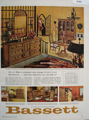 Bassett Make A Dramatic Change Ad 1965