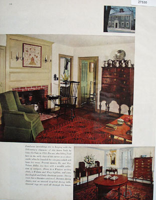Nelson Miller Home With Antiques Picture 1965