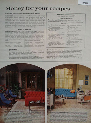 Drexel Furniture Sunlit Flooded Beauty Ad 1961