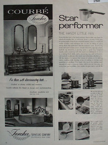 Fancher Furniture Discriminating Taste Ad 1966
