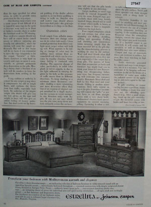 Johnson Casper Furniture Transform Your Room Ad 1966