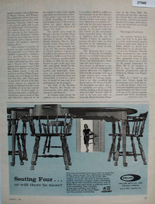Keller Furniture Seating Four Ad 1966