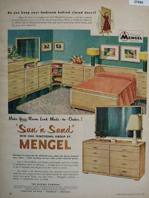 Mengel Furniture Sun And Sand Ad 1951