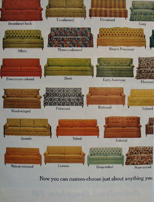 Simmons 42 Hide A Bed Sofas Ad 1965