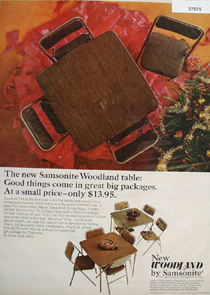 Samsonite Christmas Ad 1965