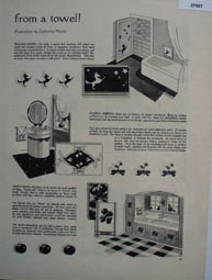 From A Towel By Catherine Martin Ad 1933