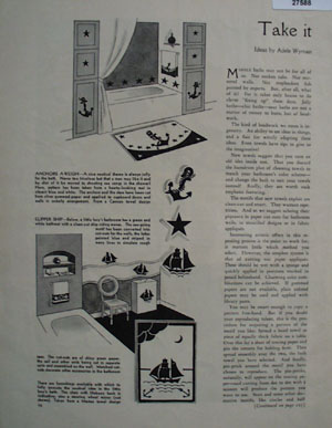 Take It Ideas by Adele Wyman Article 1933