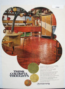 Armstrong Floors Think Colorful Thoughts Ad 1968