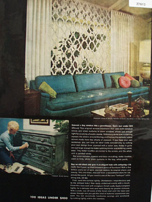 100 Ideas Under 100.00 Bay Window Into Greenhouse Ad 1964