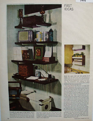 Fast Ideas Cornerful Shelf Space Ad 1965