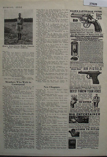 Johnson Smith Co Blank Cartridge Pistol Ad 1932