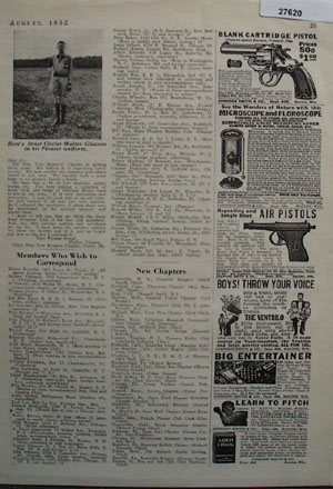 Johnson Smith Co Blank Cartridge Pistol Ad 1932