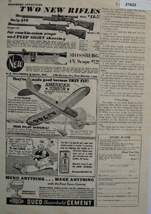 Mossberg Rifle Combination Scope Ad 1935