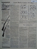 Stevens Shot Guns Man Hunting With Dog Ad 1926
