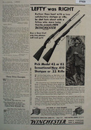 Winchester Left Was Right Ad 1933