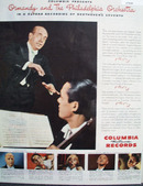 Columbia Records And Eugene Ormandy Ad 1945