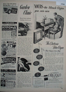 Lowery Organ Yours You Can Own Ad 1951