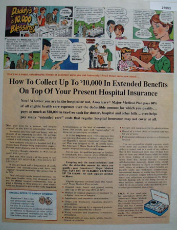 American Republican Ins.Daddys Blessing Ad 1969