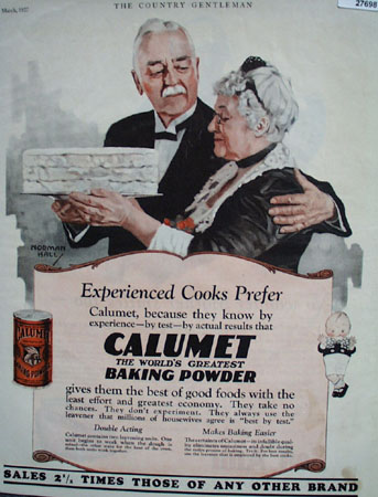 Calumet Baking Powder Cooks Prefer Ad 1927