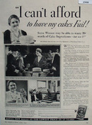 Royal Baking Powder Cakes Dont Fail Ad 1934