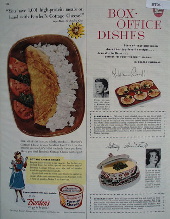 Bordens Kathryn Cornell And Gladys Swarthout Ad 1959