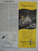Heubleins Cocktails For Fast Service Ad 1945