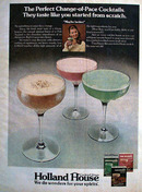 Holland House Cocktail Perfect Change Pace Ad 1972