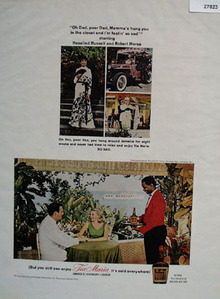 Tia Maria Liquer And Rosalind Russell Ad 1966