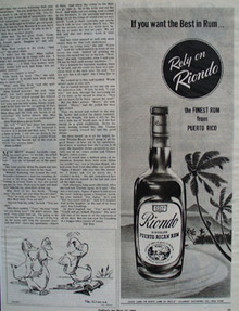 Riondo Puerto Rico Rum If You Want The Best Ad 1945