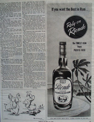 Riondo Puerto Rico Rum If You Want The Best Ad 1945