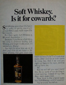 Calvert Soft Drink Is It For Cowards Ad 1966