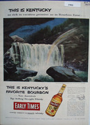 Early Times This Is Kentucky Ad 1954